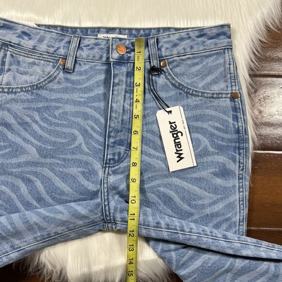 Wrangler Women's Size 28 Tiger Print Wanderer 622 High Rise Flare Denim‎ Jeans - Picture 5 of 11